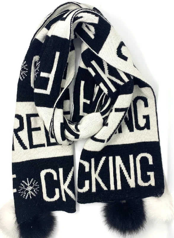 F*cking Freezing Knit Scarf