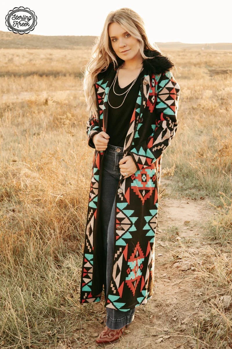 PLUS Azteca Knit Duster