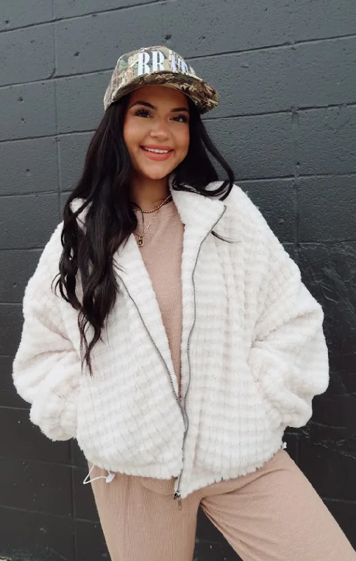 Textured Sherpa Jacket