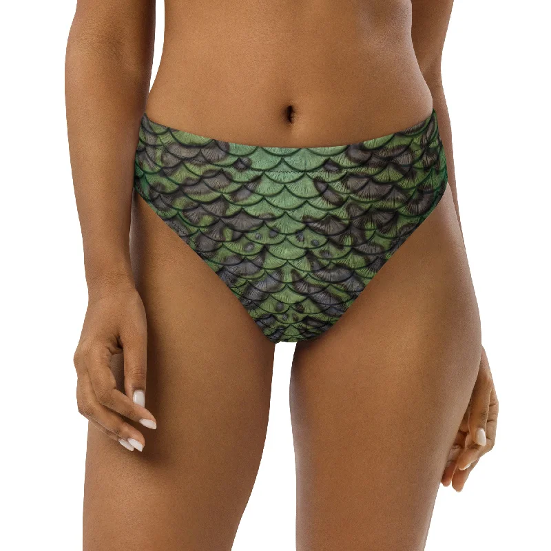 Eelia Recycled High-Waisted Bikini Bottom