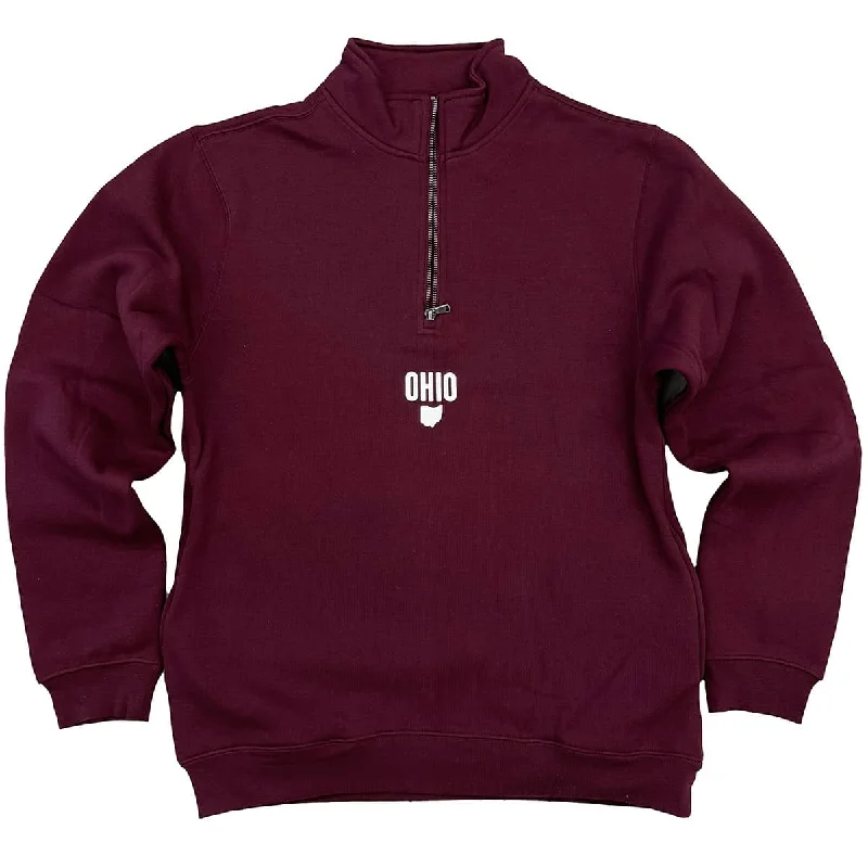 Ohio Maroon Quarter Zip