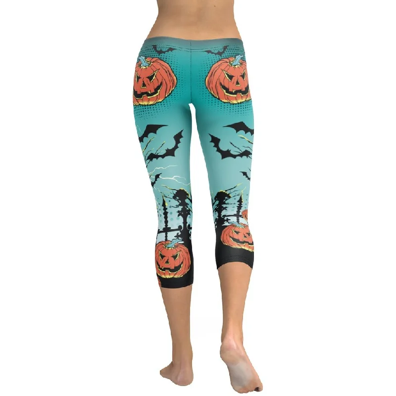 Jack O'Lantern Capris