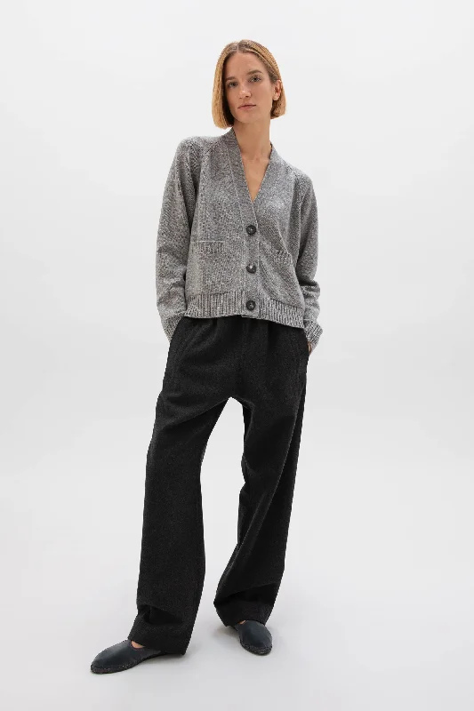 Relaxed Fit Cashmere Cardigan