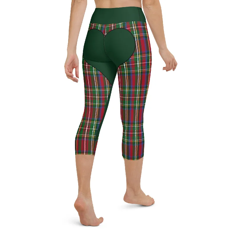 Christmas Heart Shaped Yoga Capris