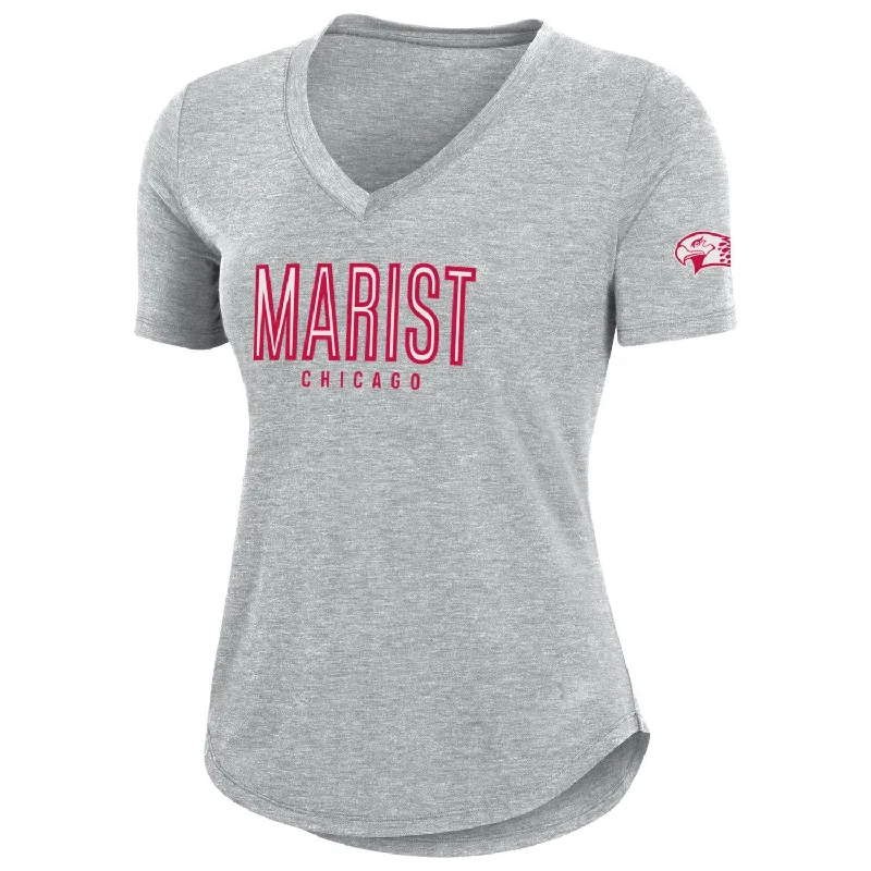 Womens "Breezy" SS V-neck Tee