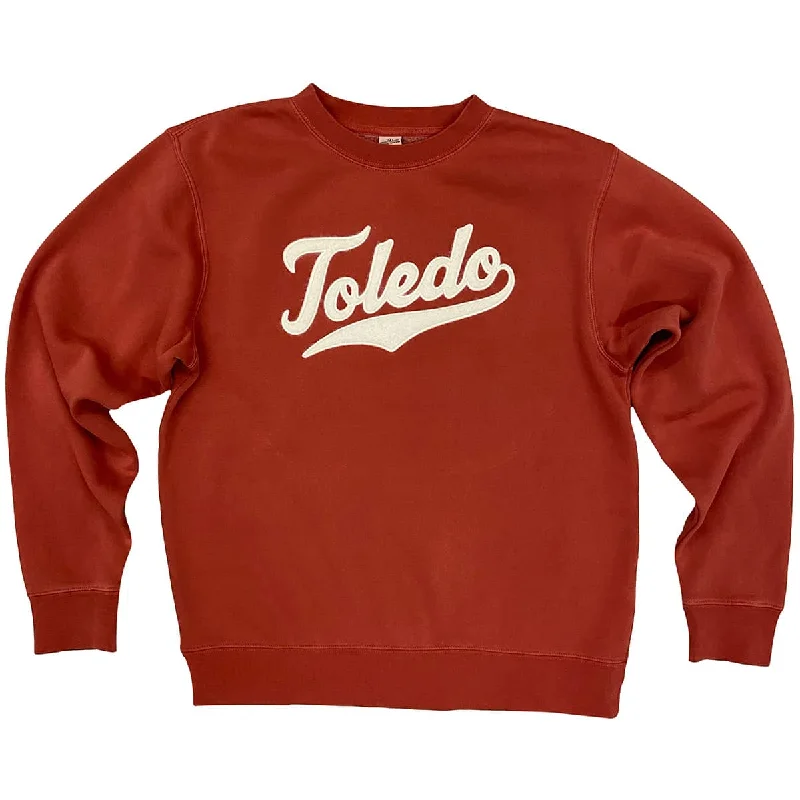 Toledo Felt Script Sweatshirt