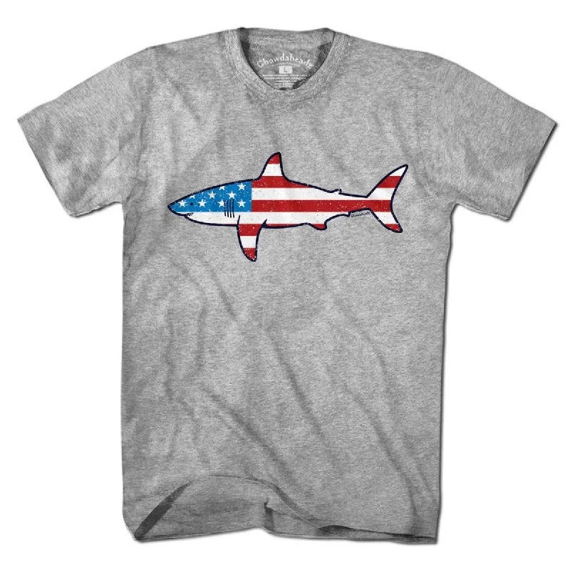 Stars and Stripes Shark T-Shirt