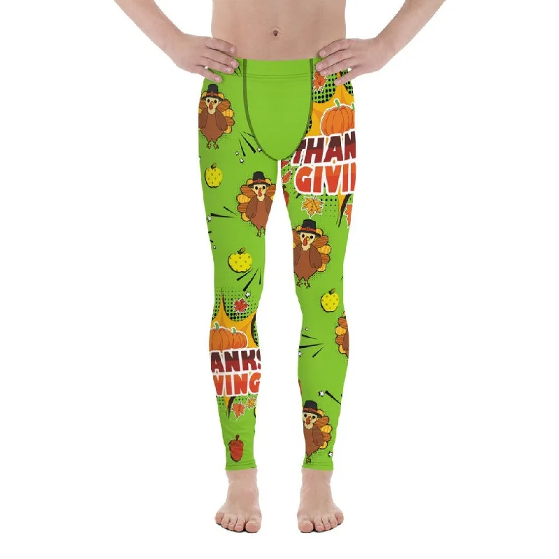 Pop Art Thanksgiving Men's Leggings