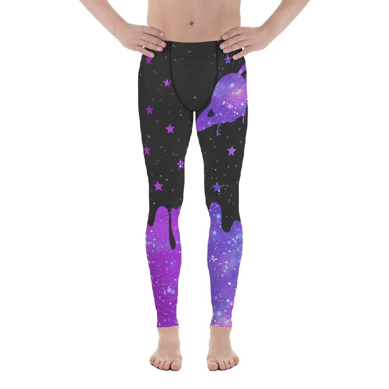 Melting Galaxy Men's Leggings