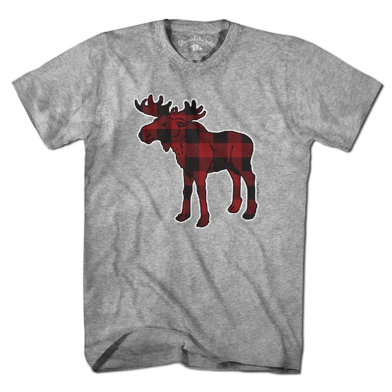 Plaid Moose T-Shirt