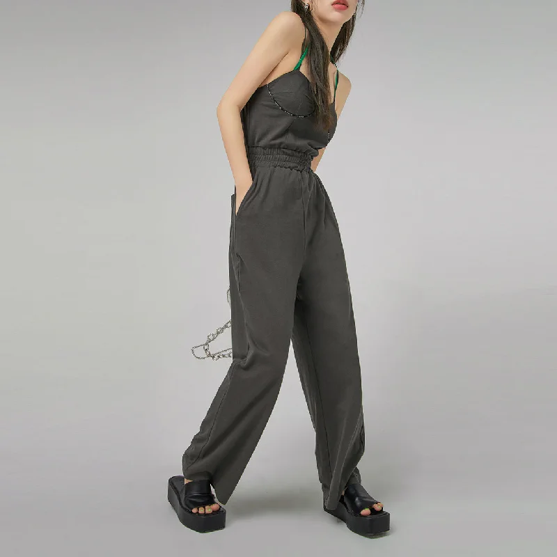 Corset Top Jogger Jumpsuit