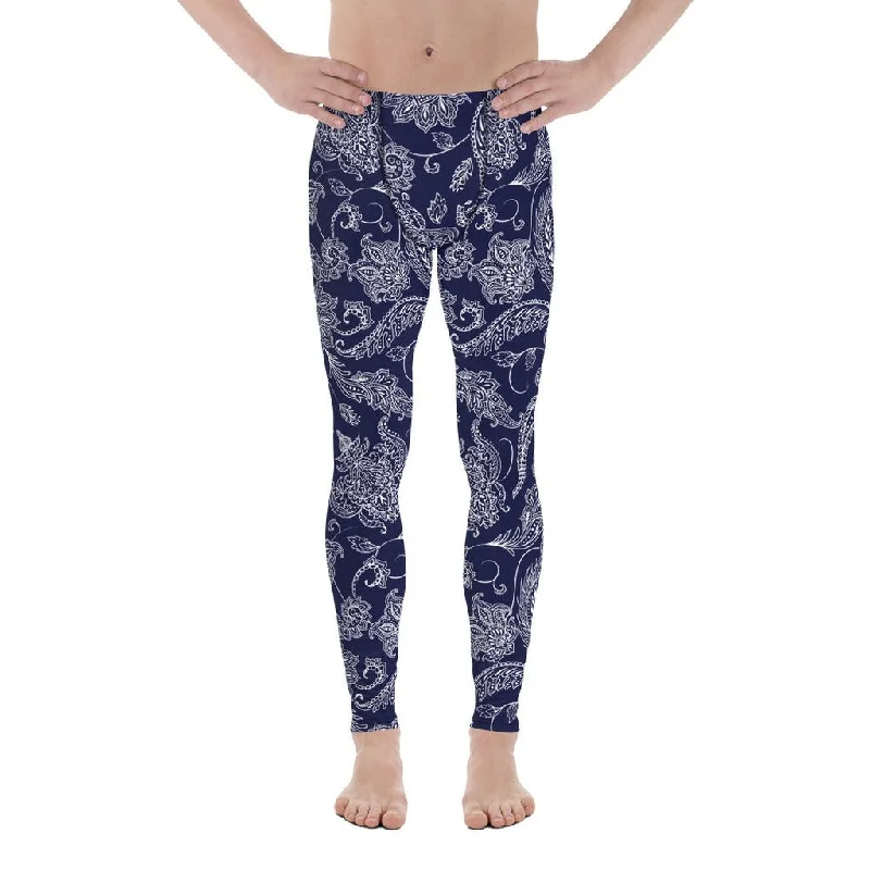 Paisley Floral Men's Leggings