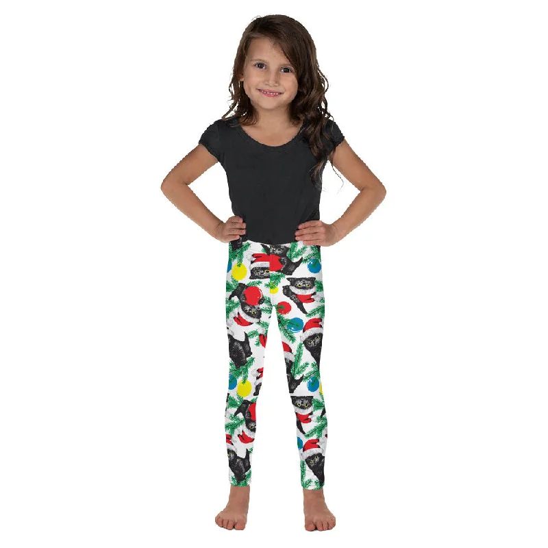 Cute Christmas Cat Kid's Leggings