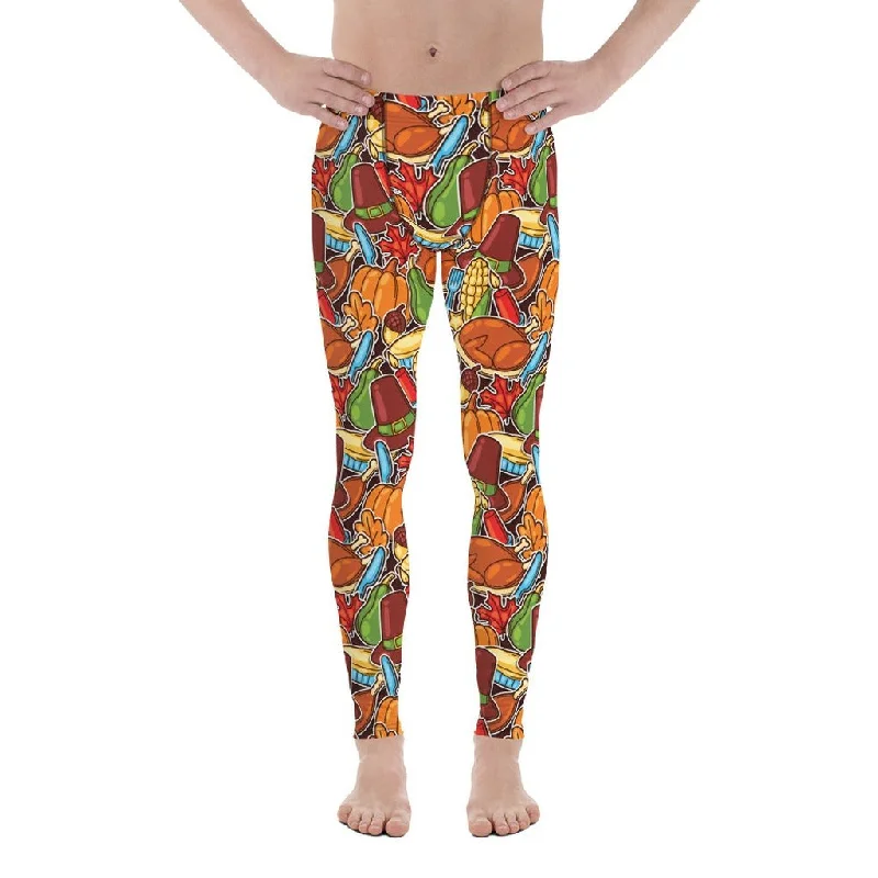 Thanksgiving Celebration Men's Leggings