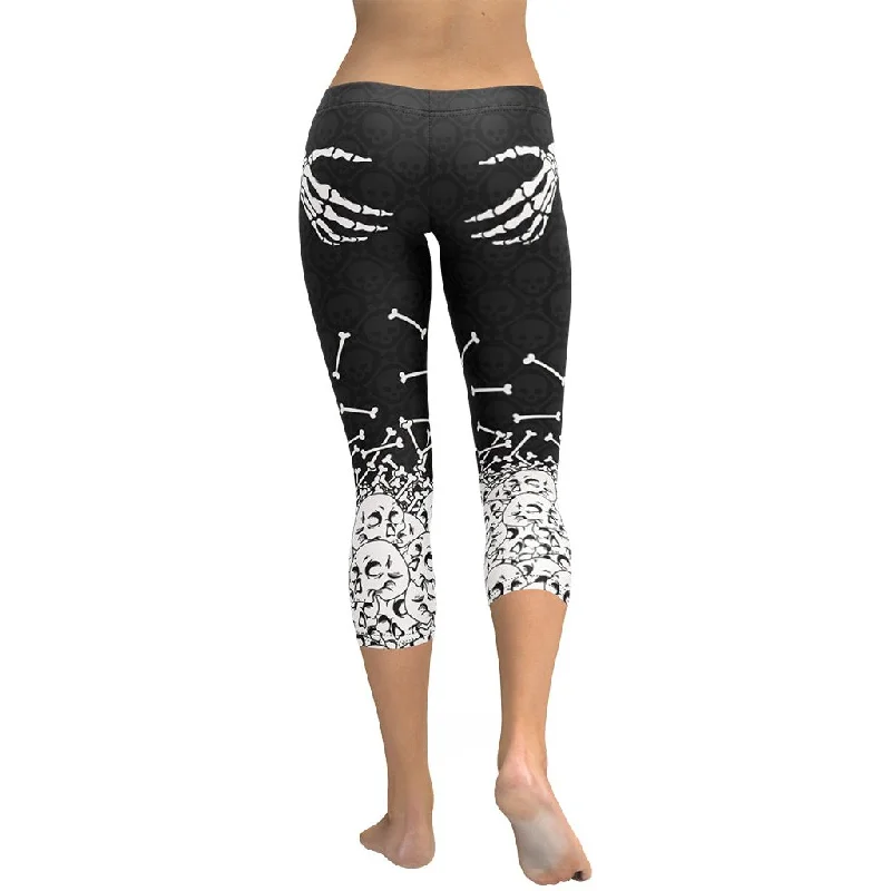 Halloween Hand Print Capris