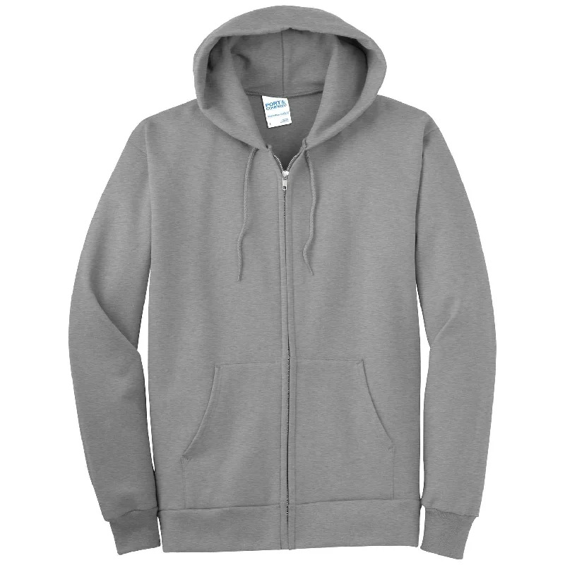 Port & Company - Essential Fleece Full-Zip Hooded Sweatshirt