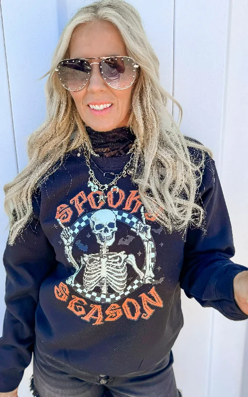 Spooky Season Graphic Crewneck Sweatshirt - FINAL SALE