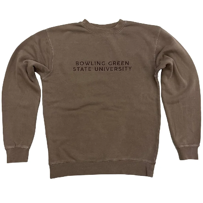 Bowling Green State University Brown Embroidered Sweatshirt