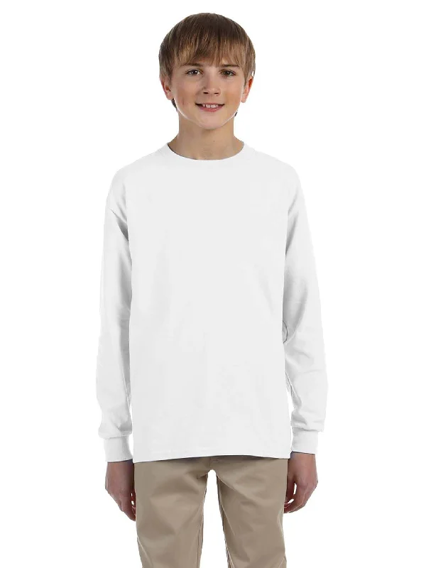 Jerzees Youth 5.4 oz. 50/50 Heavyweight Blend Long Sleeve T-Shirt