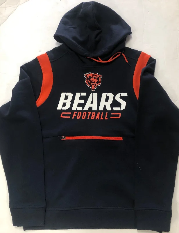 Chicago Bears Football Adult Fanatics Blue Logo Sweatshirt