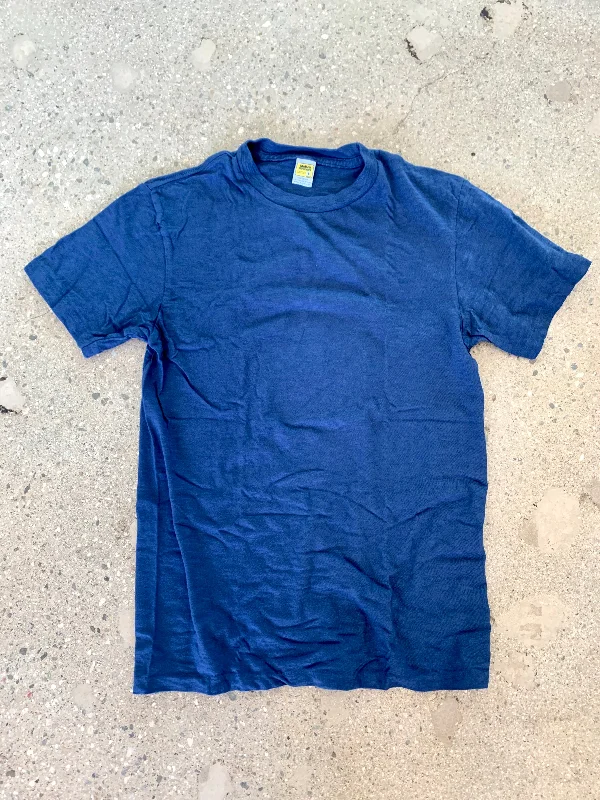 Velva Sheen Blue Rolled T-Shirt