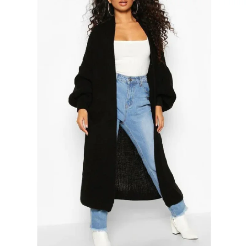 MRK Luxe Khloe Balloon Sleeve Maxi Cardigan