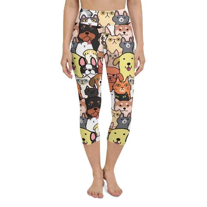 Cuteness Overload Yoga Capris