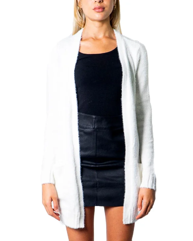 Vila Clothes White Womens Cardigan