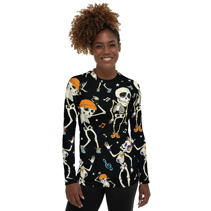 Dancing Skeletons Rash Guard