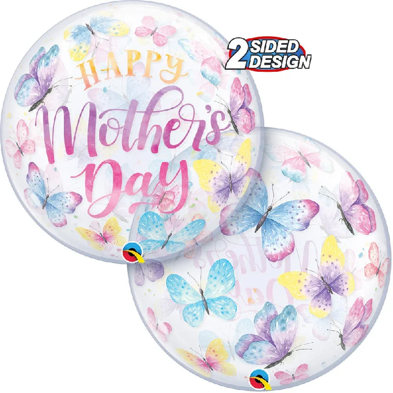 22 inch BUBBLE - MOTHER'S DAY BUTTERFLIES