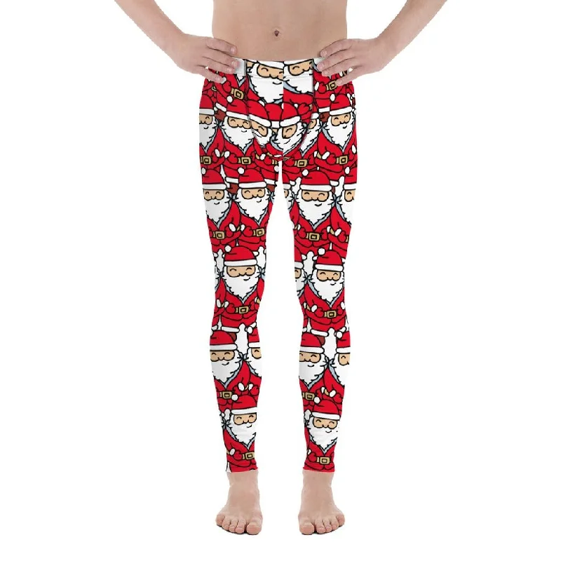 Cartoon Santa Men's Leggings