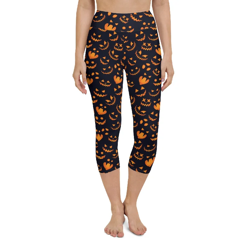 Spooktacular Halloween Yoga Capris