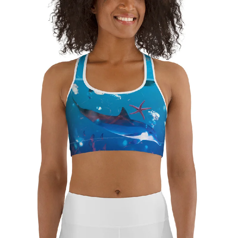 Sea World Sports Bra