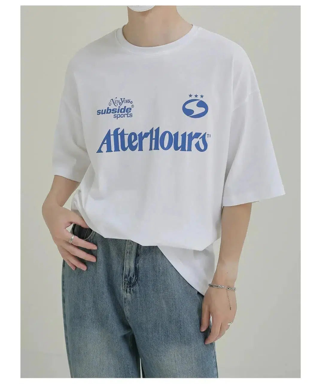 Thin Cotton Letter Printed T-Shirt