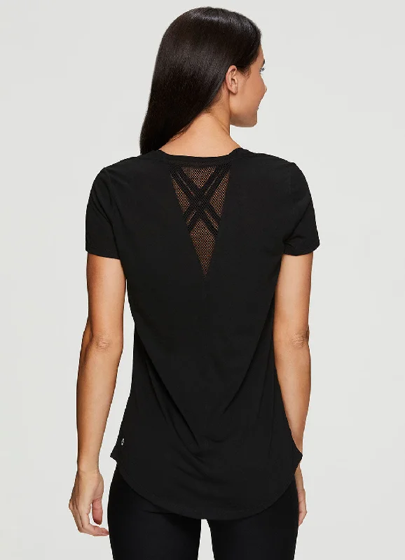 Studio Don't Look Back Mesh Tee Shirt