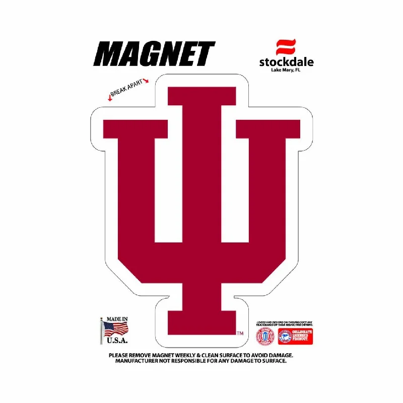 Indiana Hoosiers Stockdale 3x5 Trident Magnet