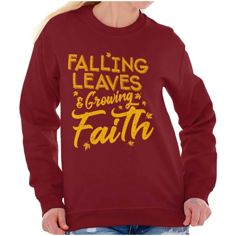 Growing Faith Fall Vibes Crewneck Sweatshirt