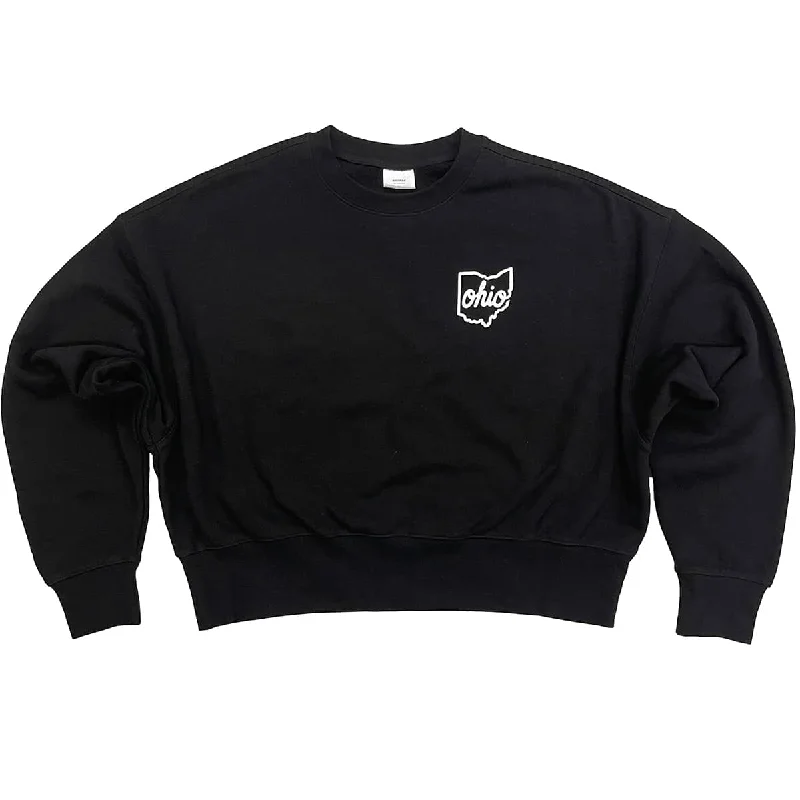 Ohio Script Cropped Sweatshirt