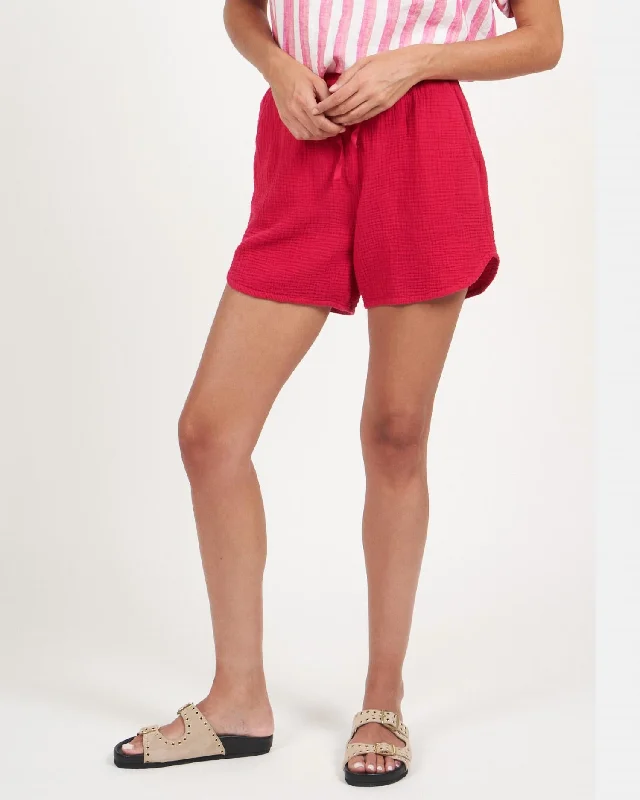 Soko Woven Short In Grenadine